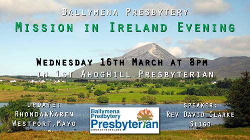 Ballymena Presbytery – Mission in Ireland Evening 2022