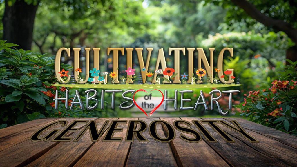 Cultivating The Habit of Generosity